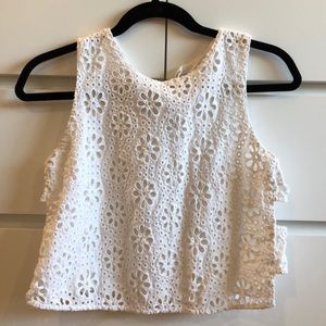 Abercrombie Lace Crop top